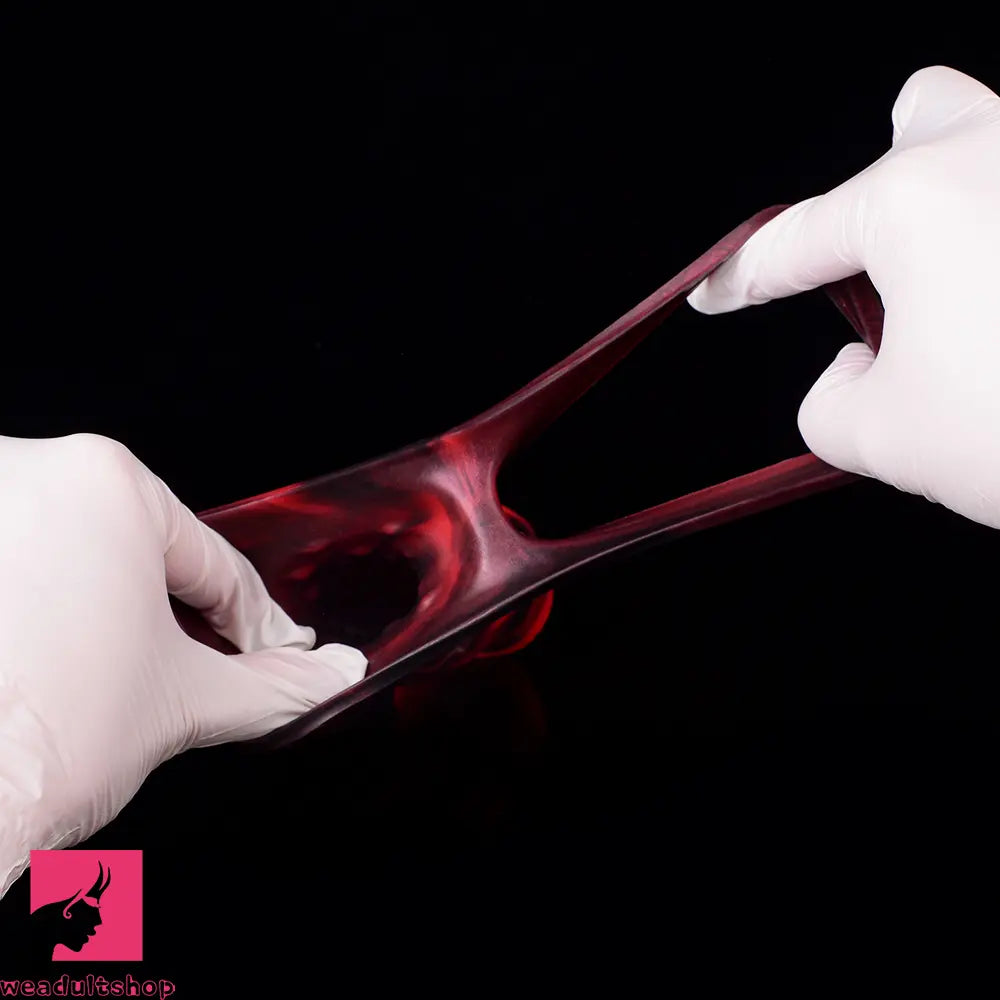 5.58in 7.17in Silicone Horse Dildo Sleeve Vibrating Hollow Waterproof Dildo