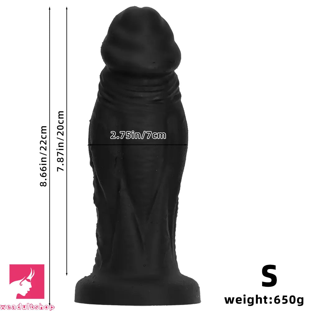 8.66in 10.23in 11.41in Extra Large Silicone Soft Anal Expansion Cock Dildo