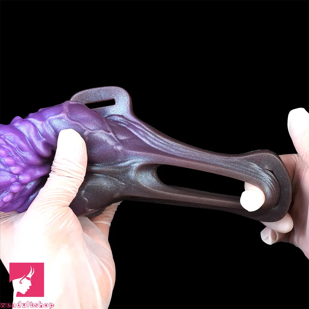 5.55in Dragon Silicone Floppy Beast Creature Fantasy Hollow Dildo Sleeve