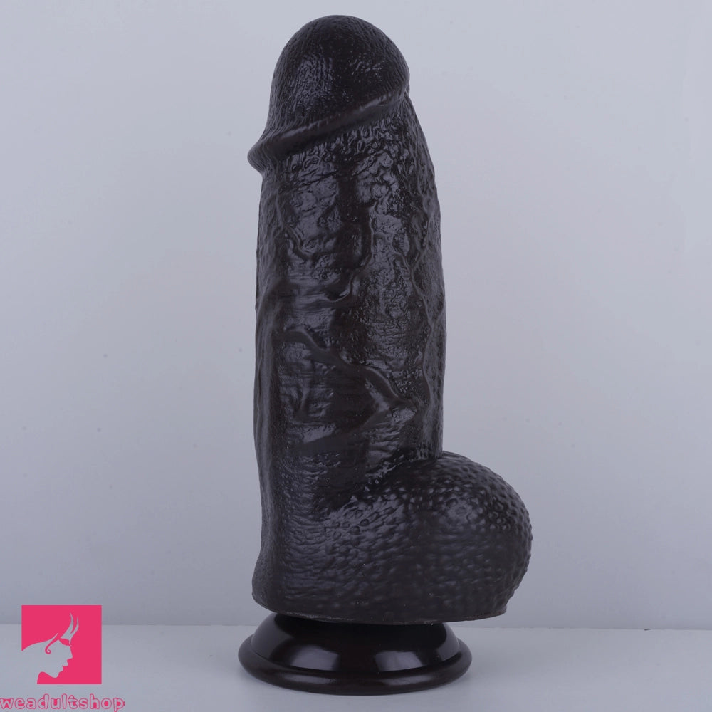 8in Big Fat Dildo Real Skin Lifelike Sex Toy For Women Men Lesbian Sex
