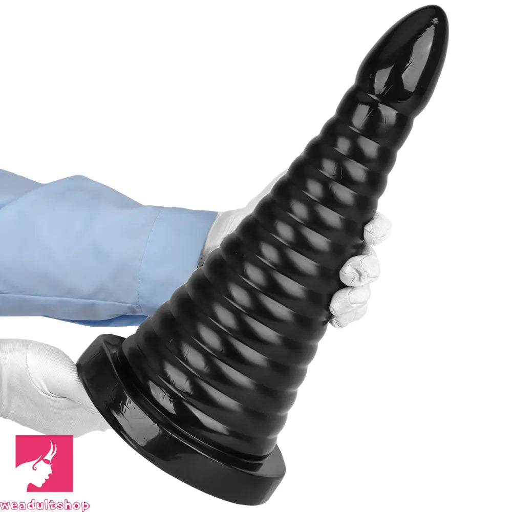 10.23in 14.56in Large Thread PVC Pagoda Thick Large Anal Plug Cock Dildo