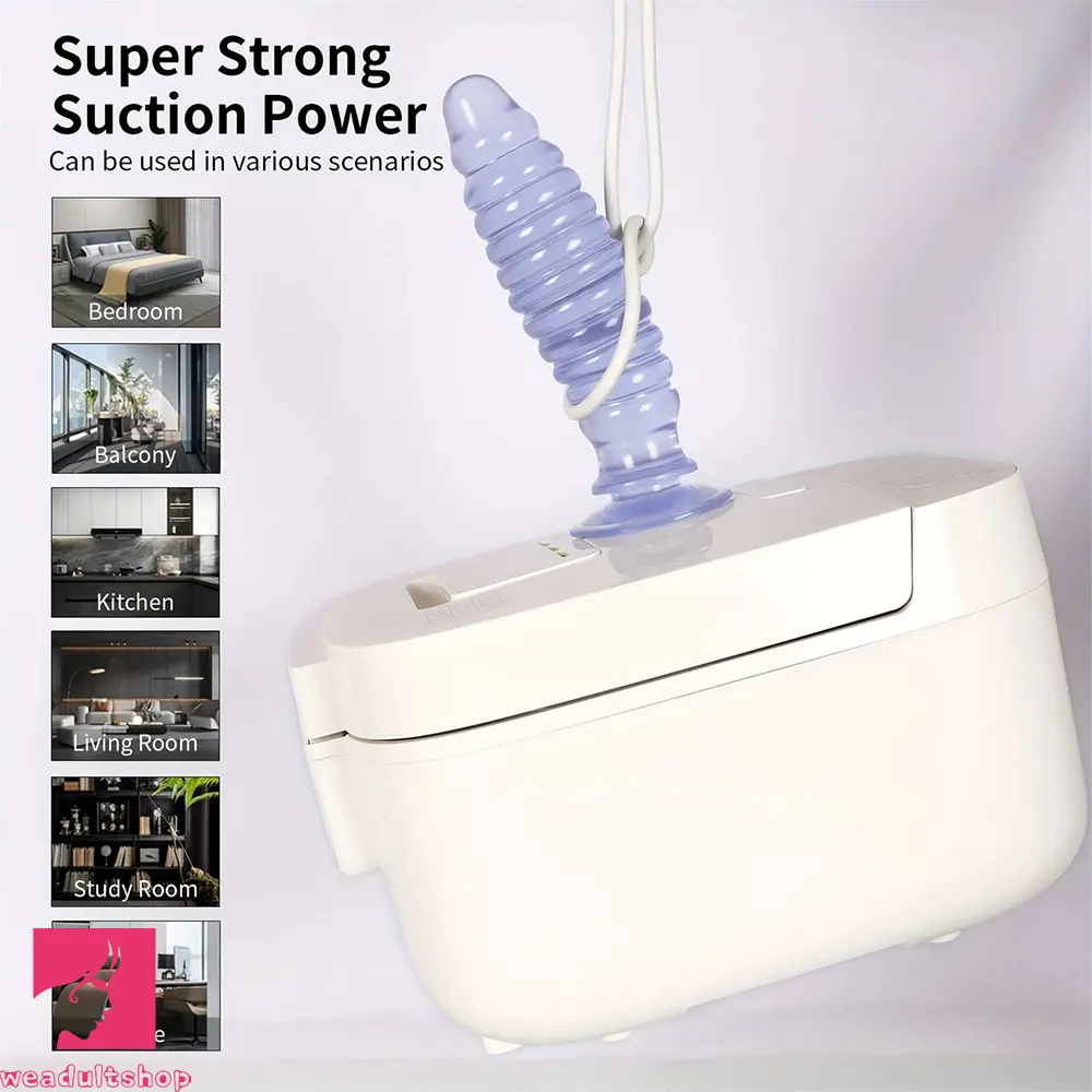 8.58in PVC Threaded Butt Plug Dildo with Suction Cup Prostate Couples