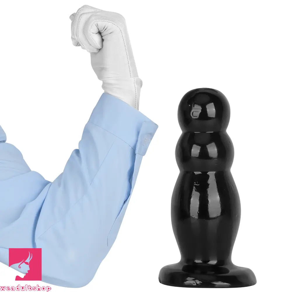 6.7in 10.23in Golden PVC Extra Large Thick Butt Plug Dildo Anal Clit Beads