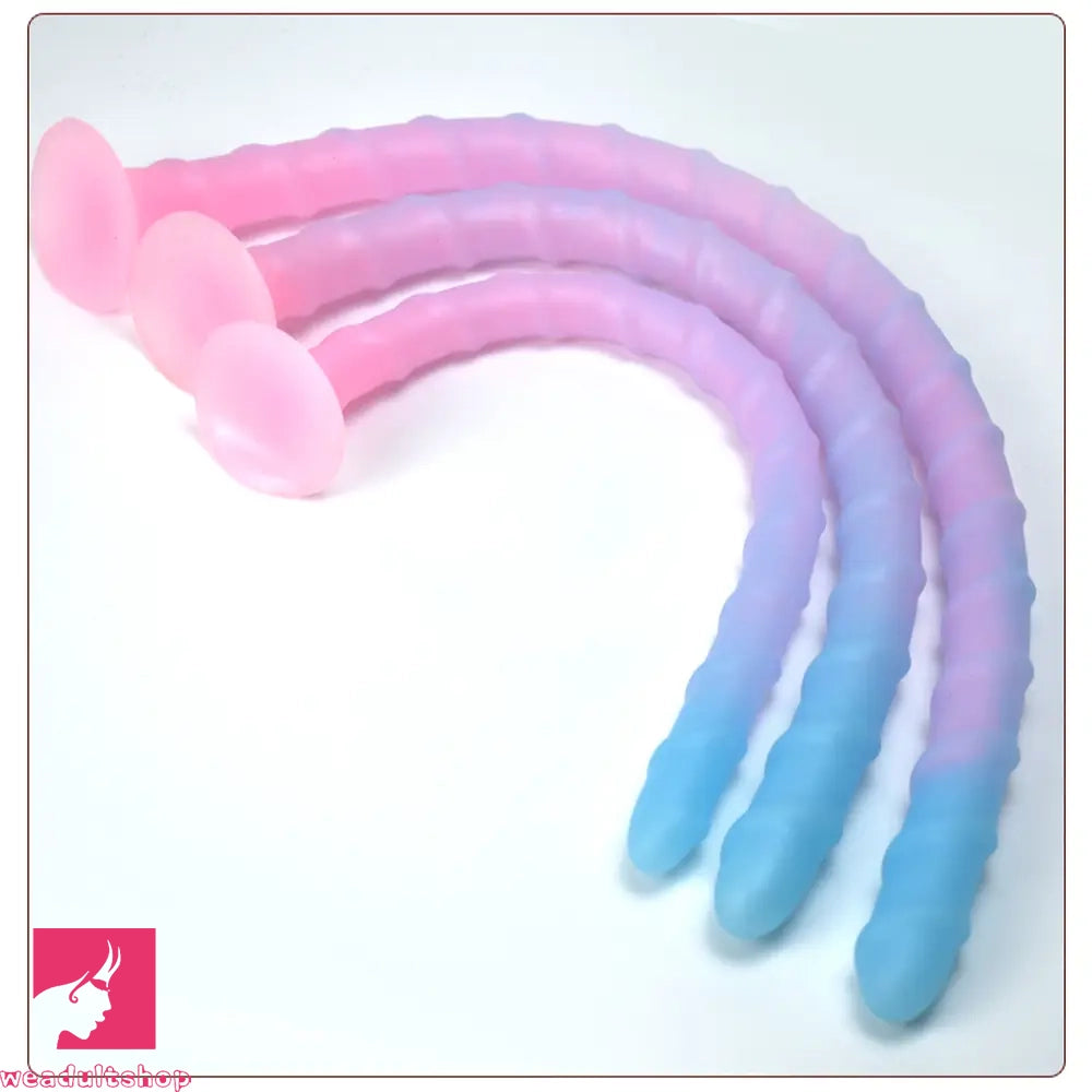 16.14in 19.69in 24.21in Luminous Monster Soft Prostate Glowing Dildo