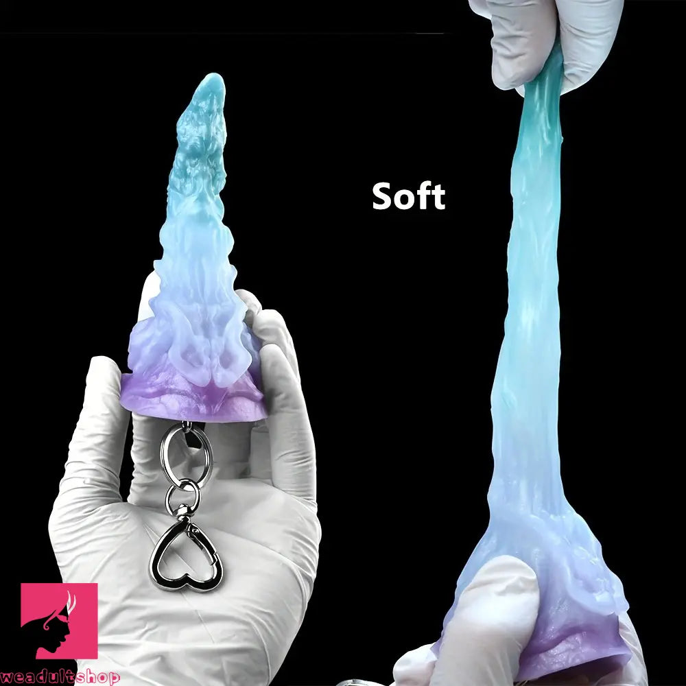 4.64in 5.23in Anal Plug Pedant Dildo Key Chain Animal Deer Silicone Cock