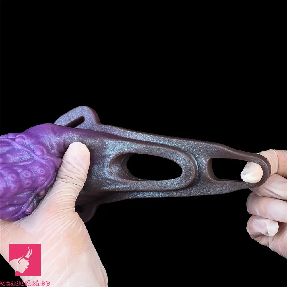 5.59in Dragon Beast Creature Silicone Flexible Fantasy Hollow Dildo Sleeve