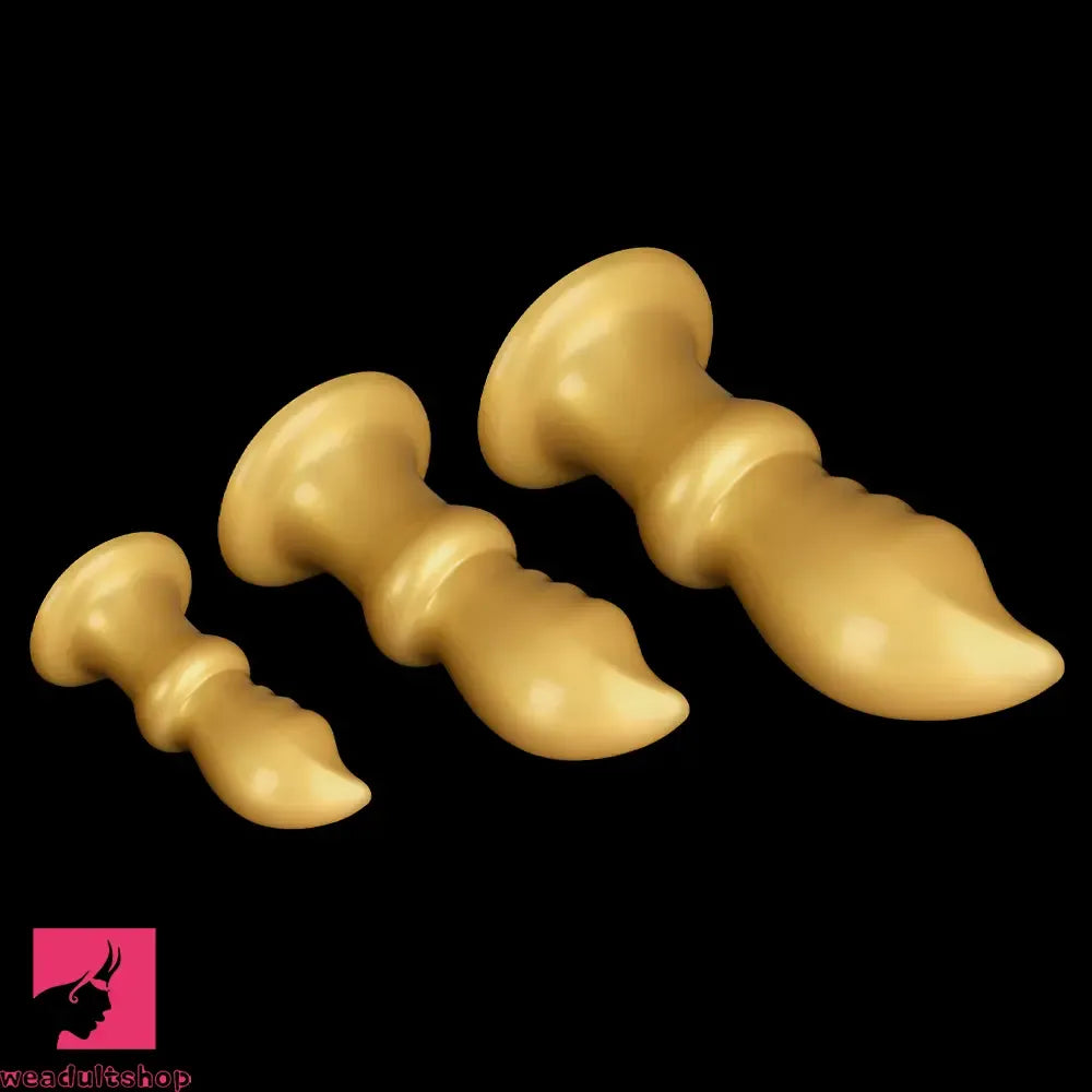 5.7in 8.26in 10.62in Liquid Silicone Sword Soft Anal Dilation Cock Dildo