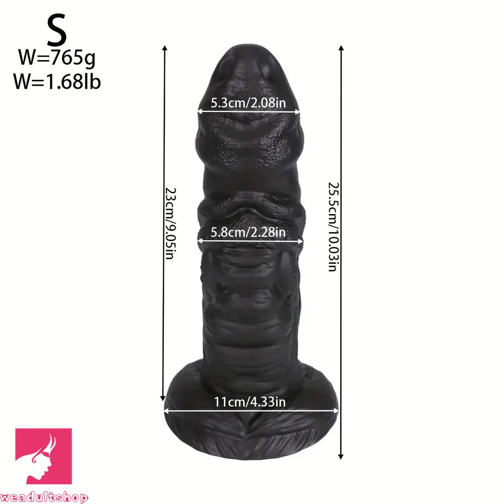 10.03in 11.41in 13.38in Monster Creature Fantasy Huge Lifelike PVC Dildo