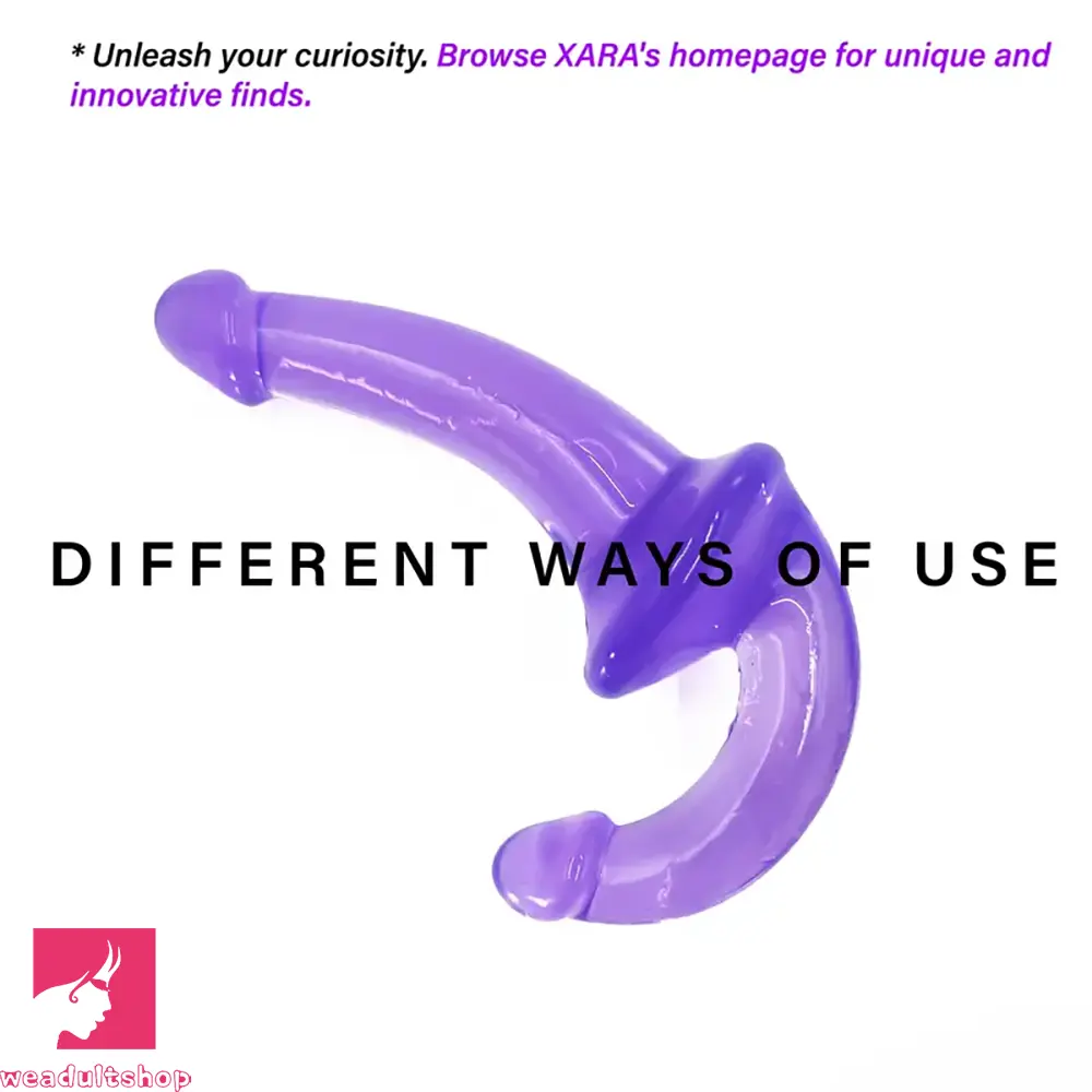 7.48in Double-Headed Penetration Dildo Sex Toy For Men Women