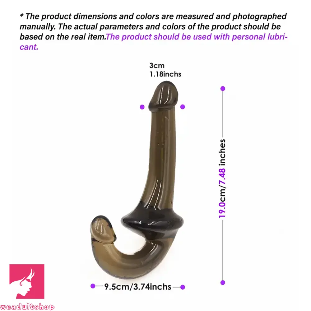 7.48in Double-Headed Penetration Dildo Sex Toy For Men Women