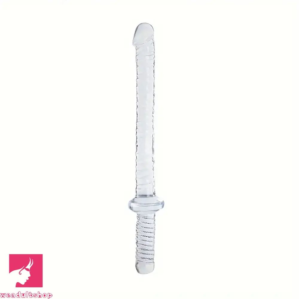17.7in Super Big Long Sword Dildo With Handle Adult Sex Toy For Clit