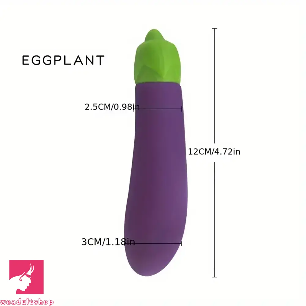 4.41in 4.72in Vegetable Shape Small Vibrating Dildo For Prostate
