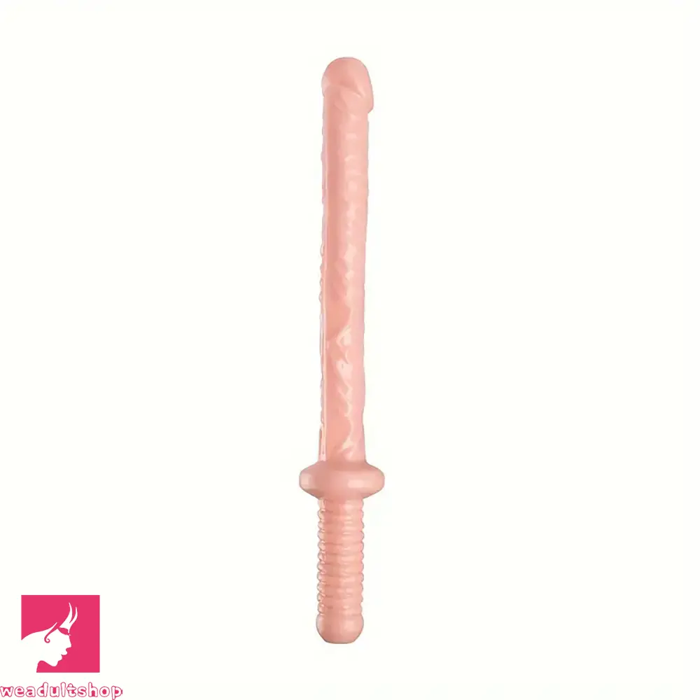 17.7in Super Big Long Sword Dildo With Handle Adult Sex Toy For Clit