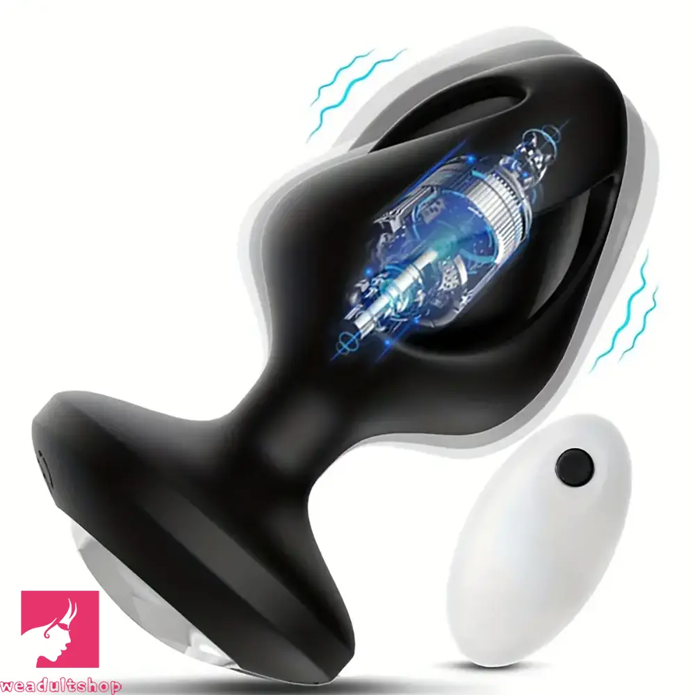 3.39in Waterproof Small Remote Control Dildo Butt Plug For Adults
