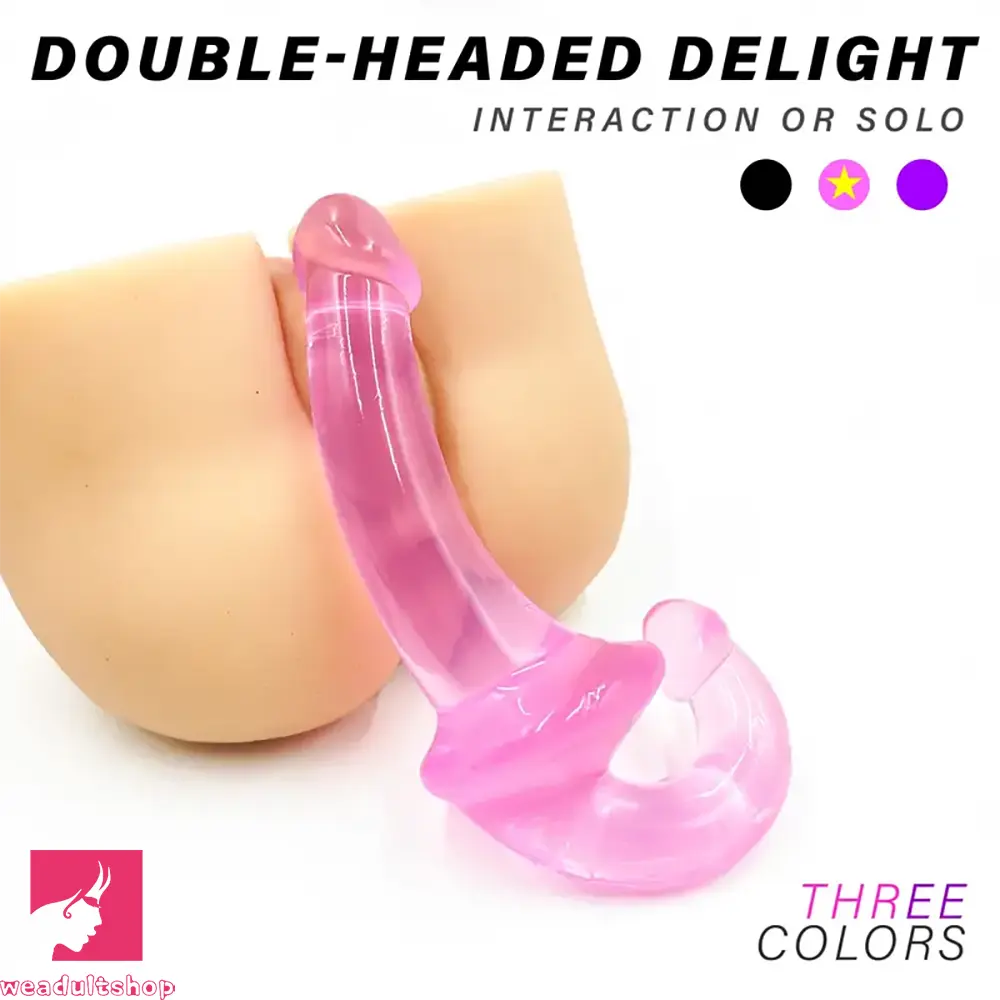 7.48in Double-Headed Penetration Dildo Sex Toy For Men Women