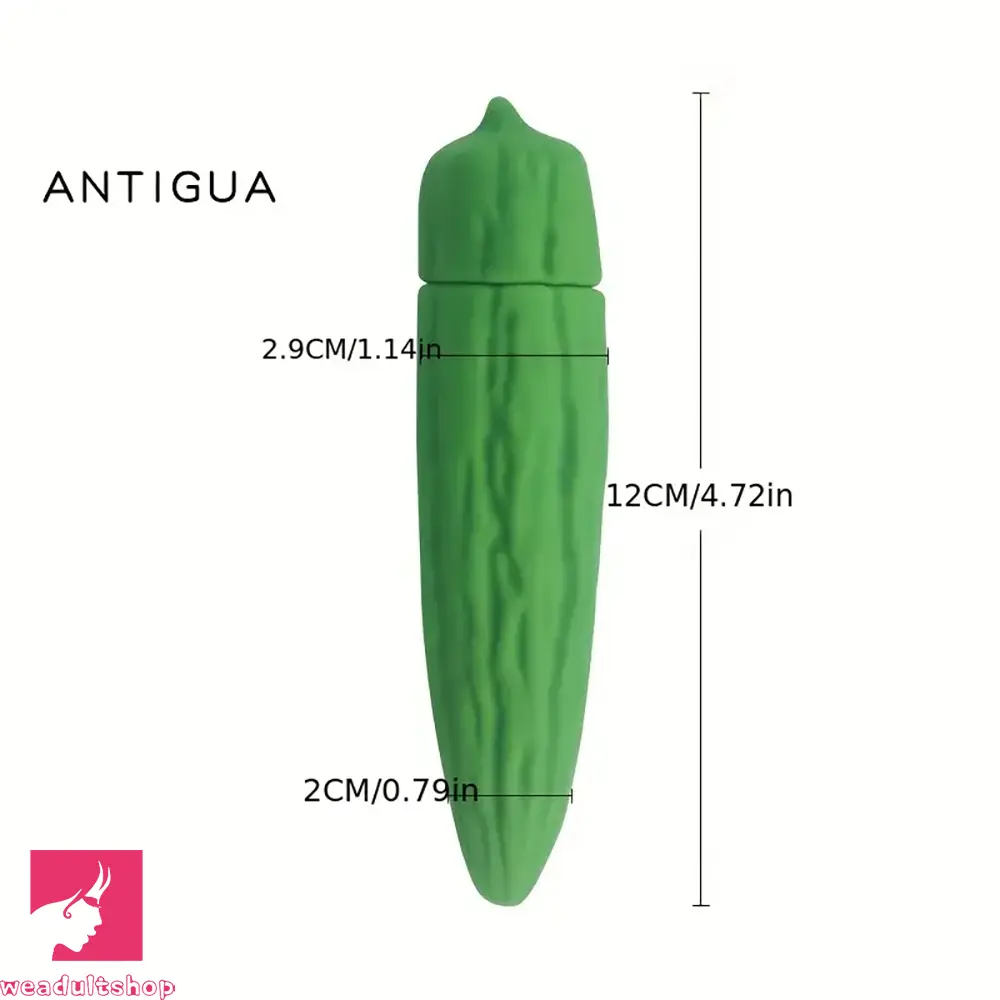 4.41in 4.72in Vegetable Shape Small Vibrating Dildo For Prostate