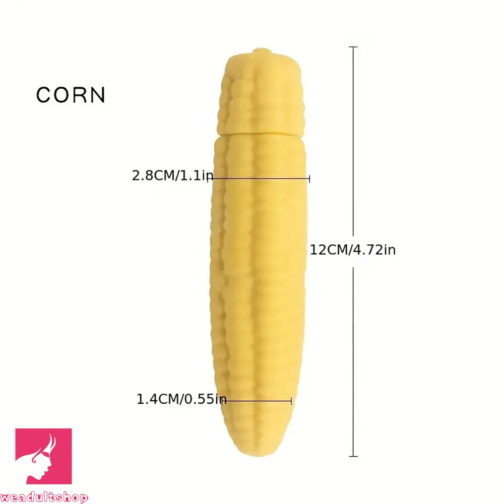 4.41in 4.72in Vegetable Shape Small Vibrating Dildo For Prostate