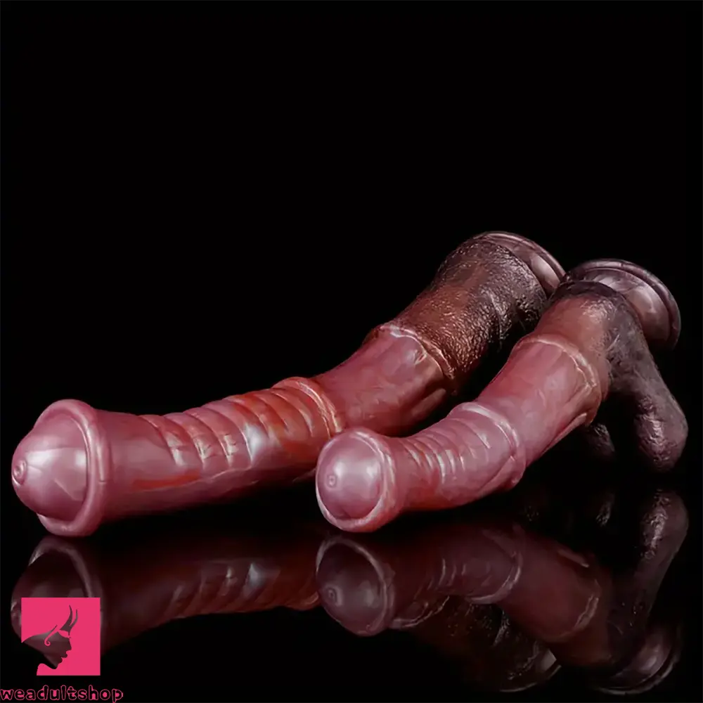 9.64in 13.77in Silicone Soft Animal Big Long Horse Cock Dildo For Love