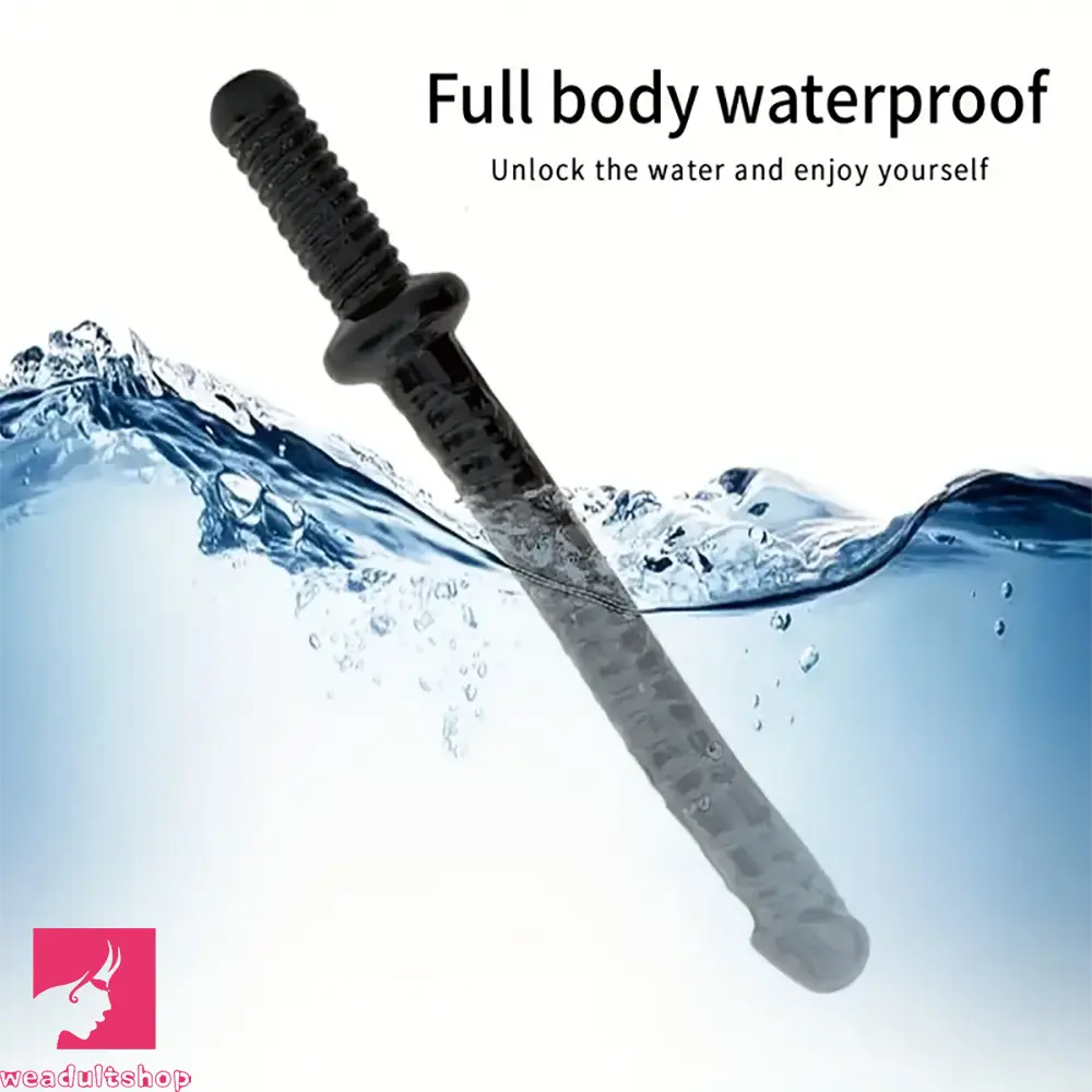 17.7in Super Big Long Sword Dildo With Handle Adult Sex Toy For Clit