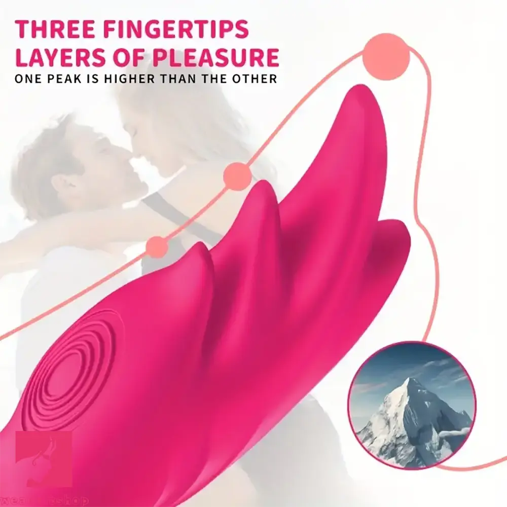 5.31in Vibrating Finger Small Silicone Vibrator For G-spot Clitoral Sex