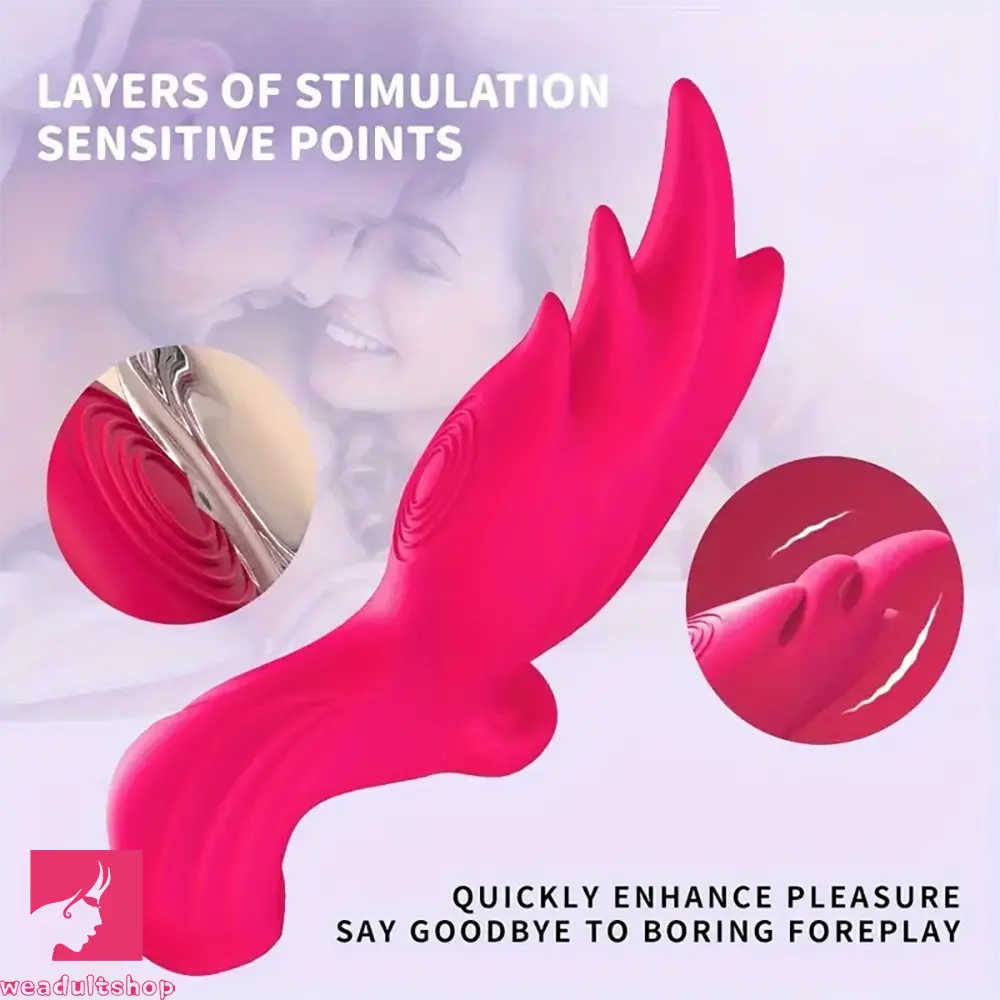 5.31in Vibrating Finger Small Silicone Vibrator For G-spot Clitoral Sex