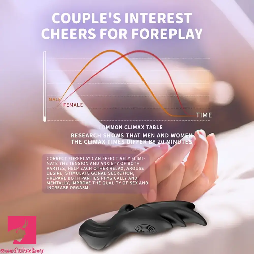 5.31in Vibrating Finger Small Silicone Vibrator For G-spot Clitoral Sex