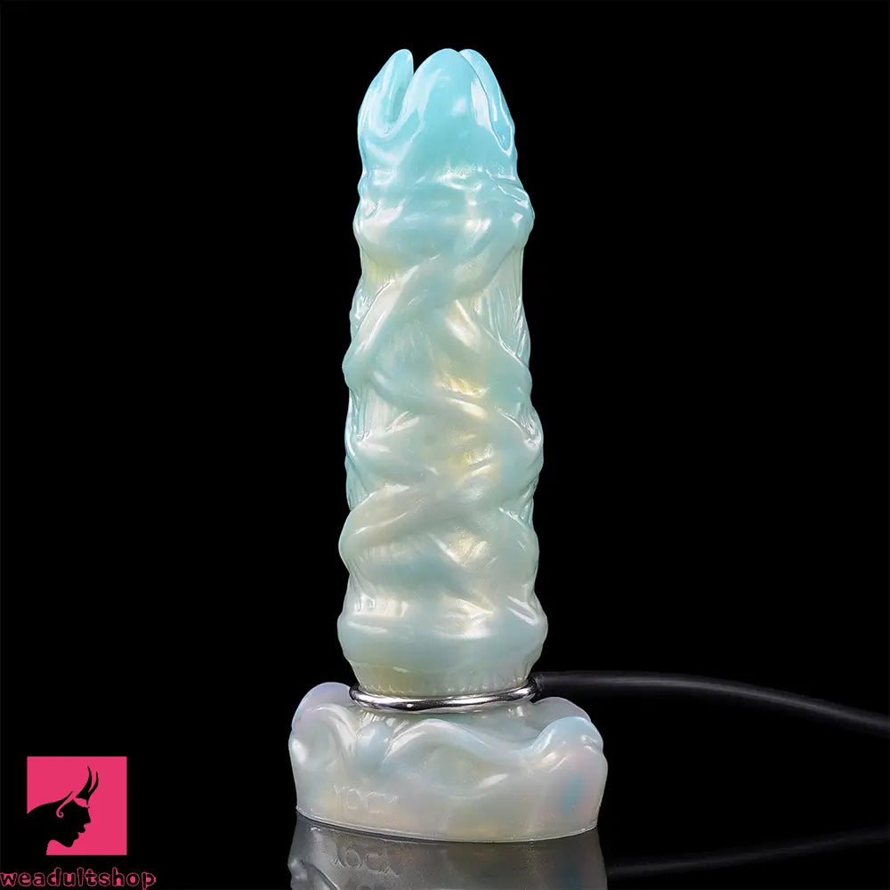 8.14in Ovipositor Egg Laying Inflatable Dildo For Cock Sex Performance