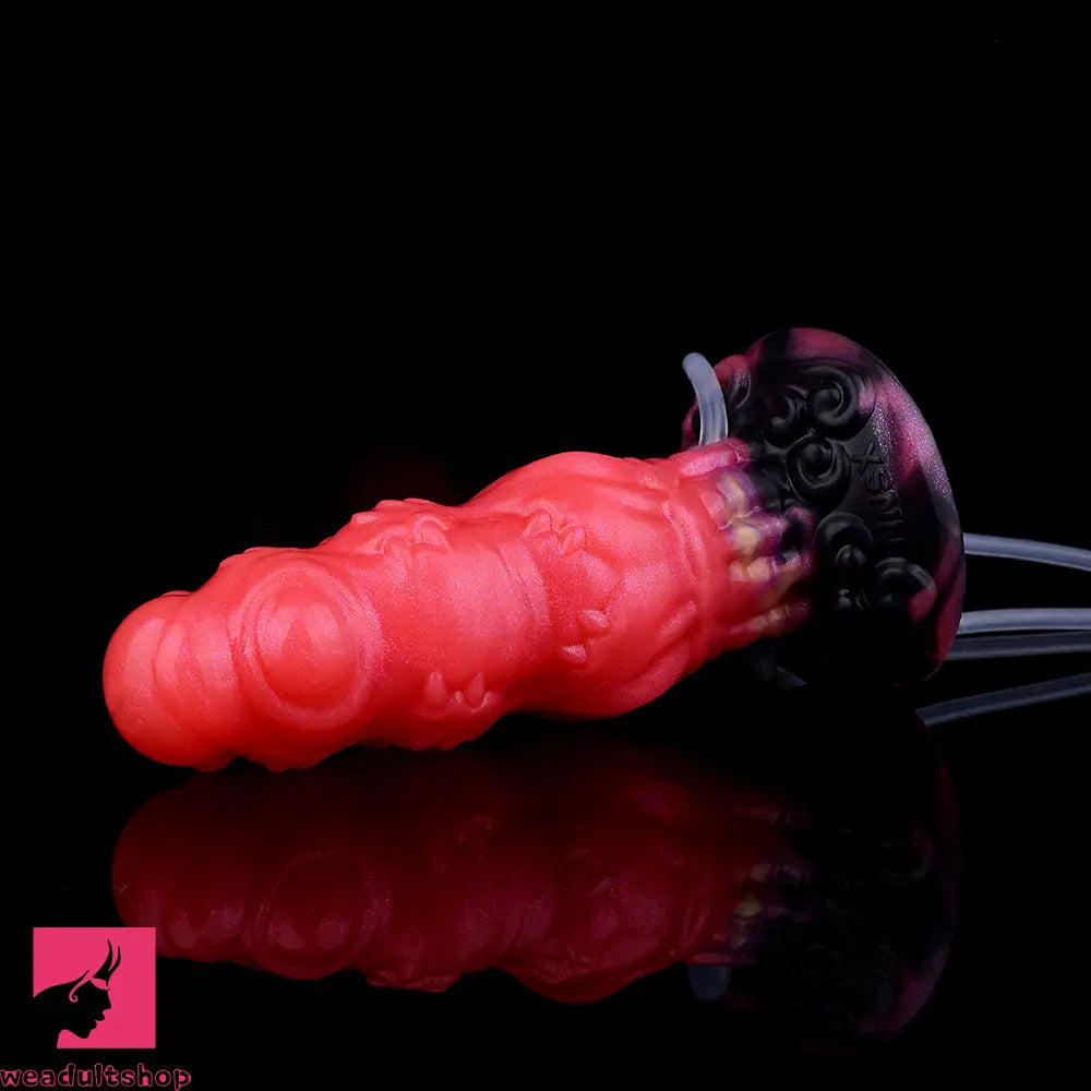 5.91in Fantasy Odd Silicone Soft Inflatable Spraying Water Dildo Sex Toy