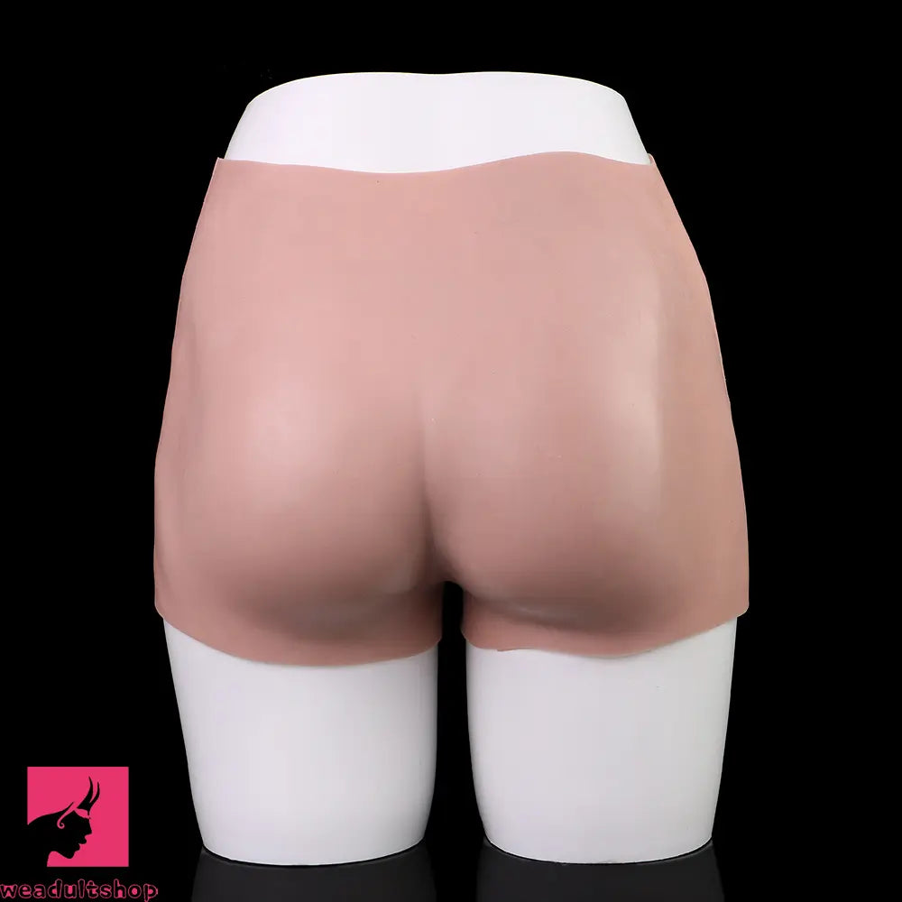 6.37in Wearable Silicone Cock Dildo Pants Real Skin with Hollow Penis Sleeve