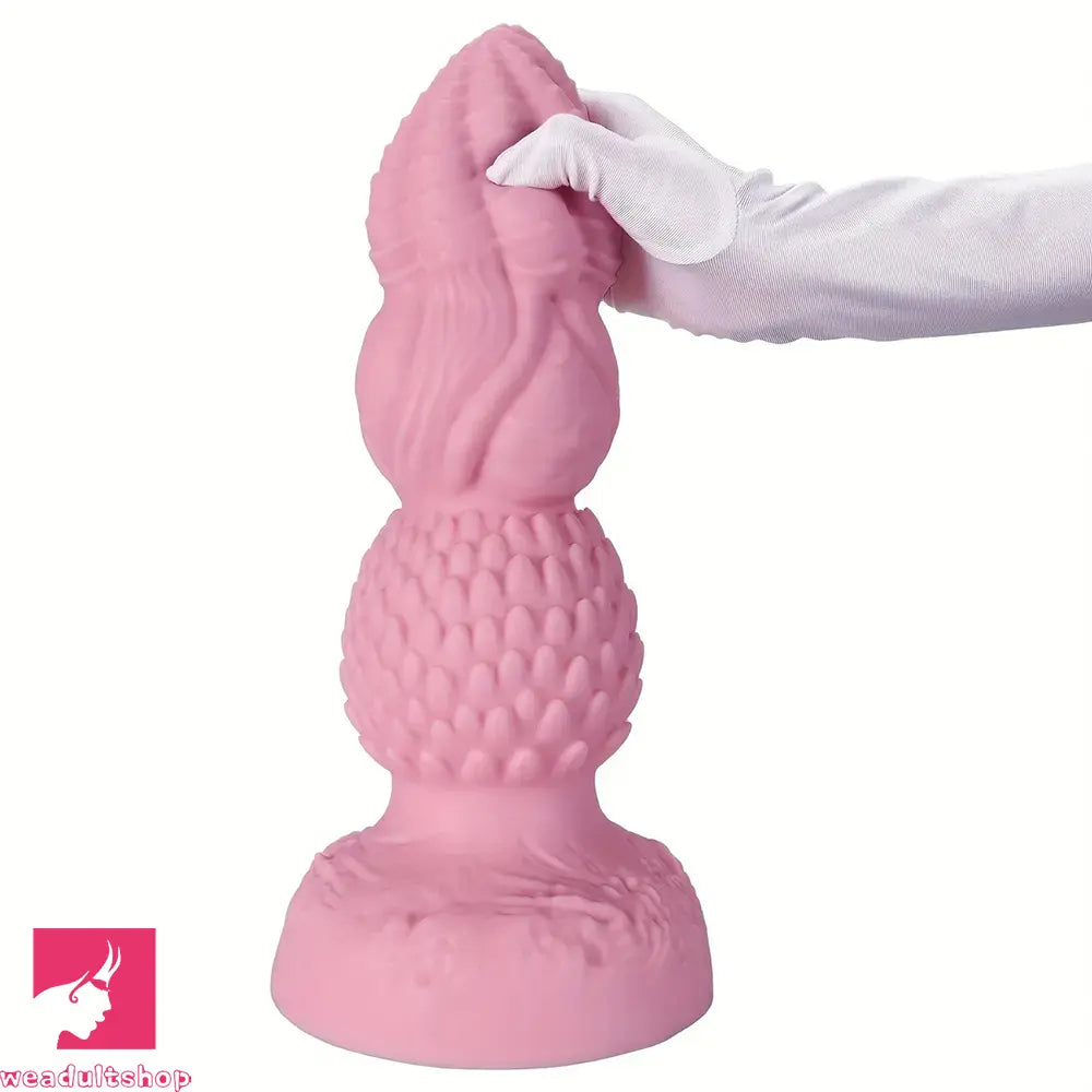 7.28in 9.05in 10.63in 11.81in 13.38in Fantasy Silicone Soft Clitoris Anal Dildo