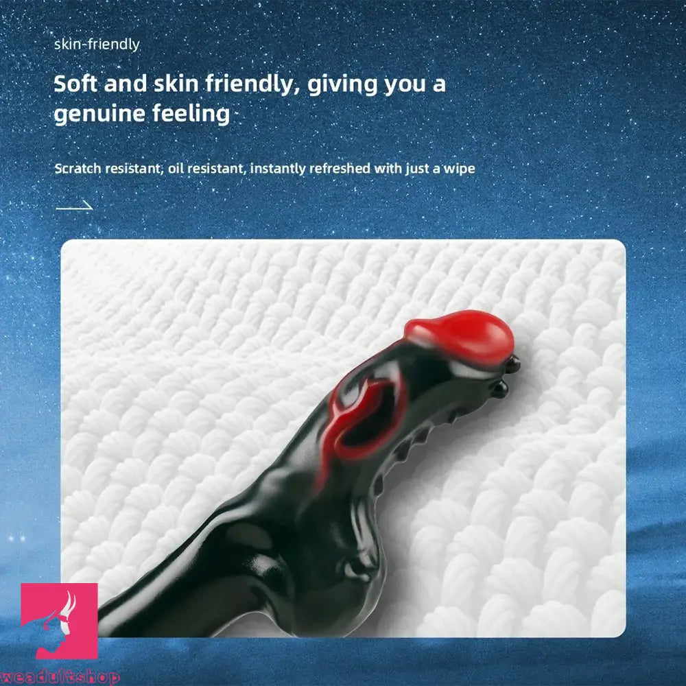 7.64in Odd Spiked Sword Dildo With Handle Silicone Female Male Sex Toy