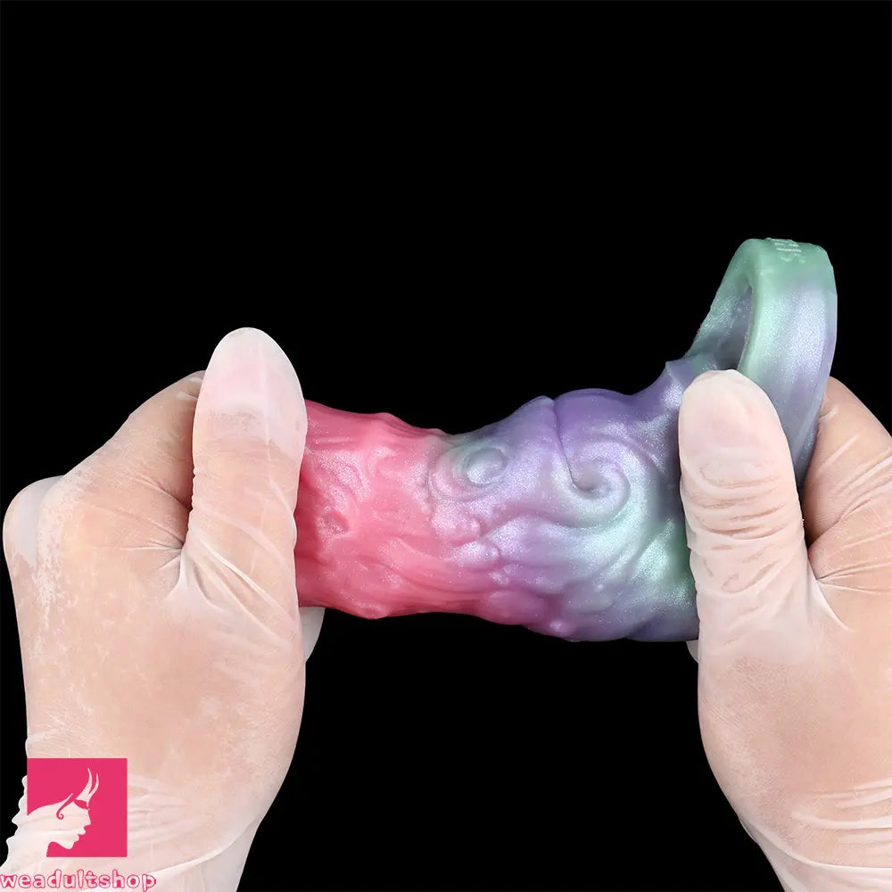 4.96in Silicone Soft Cock Fantasy Hollow Dildo Sleeve Cock Extension