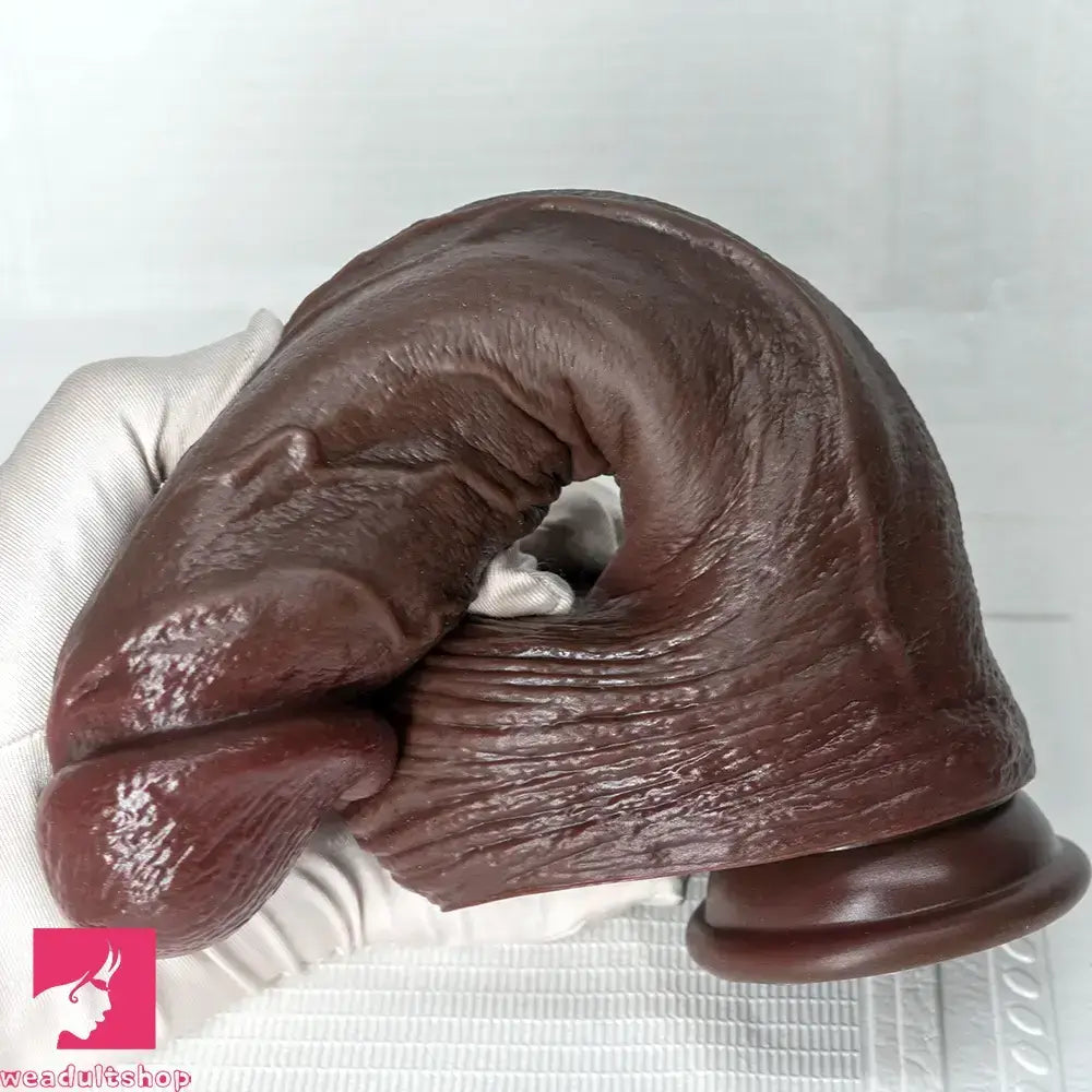 6.29in 7.87in 9.64in Curved Strap on Realistic Dildo Unisex Penis Real Sex Toy