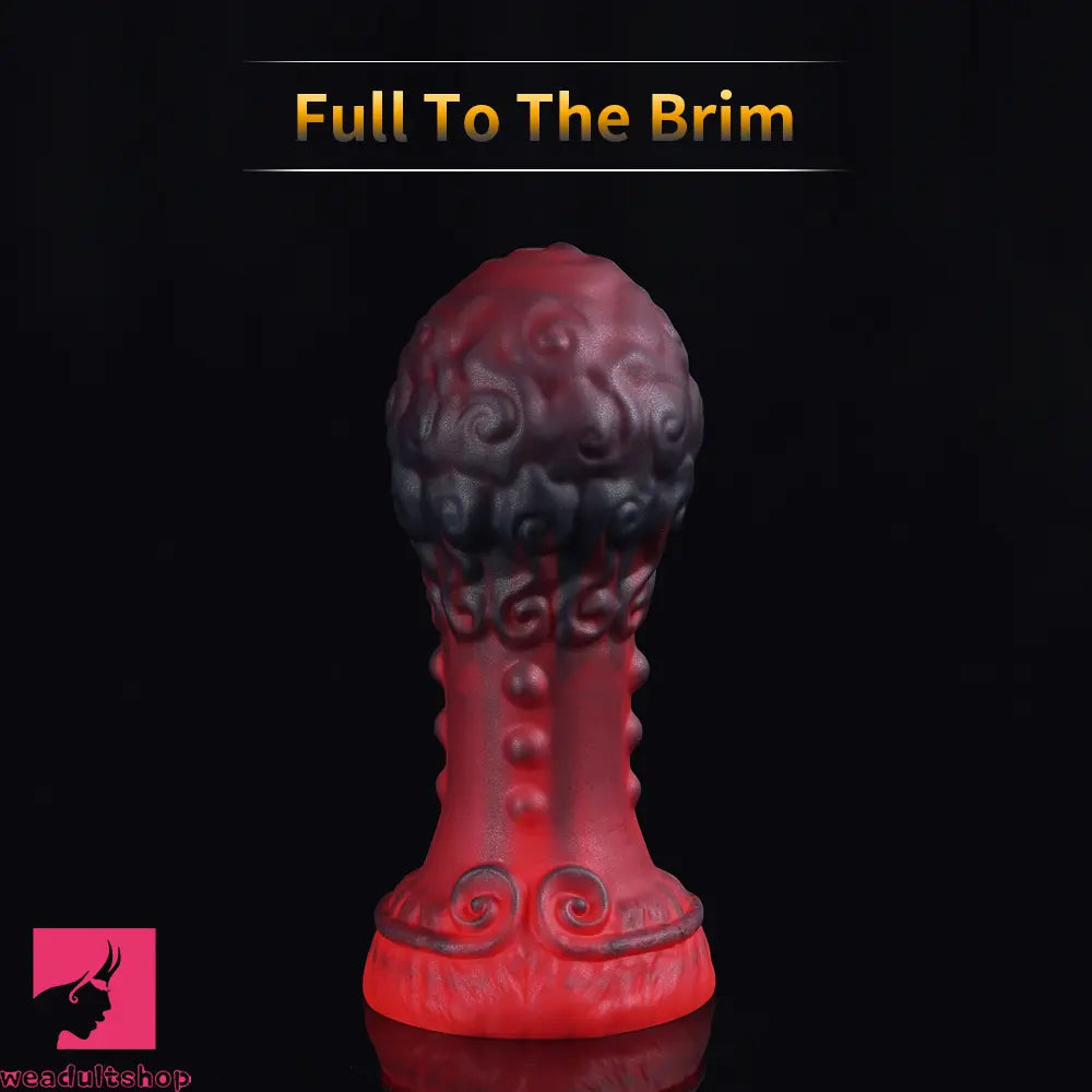 5.51in 7.08in 9.05in Spiked Silicone Round Silicone Soft Odd Dildo Anal Plug