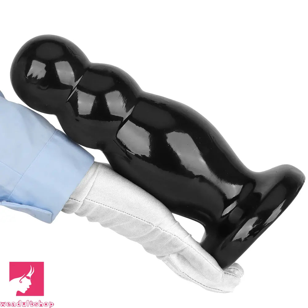 6.7in 10.23in Golden PVC Extra Large Thick Butt Plug Dildo Anal Clit Beads