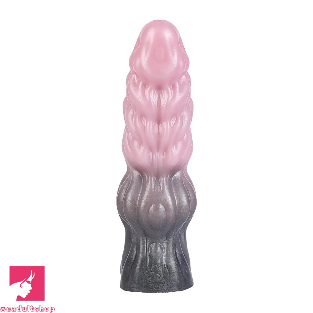 7.87in Hollow Fantasy Silicone Penis Sleeve Dildo For Physical Delay Control
