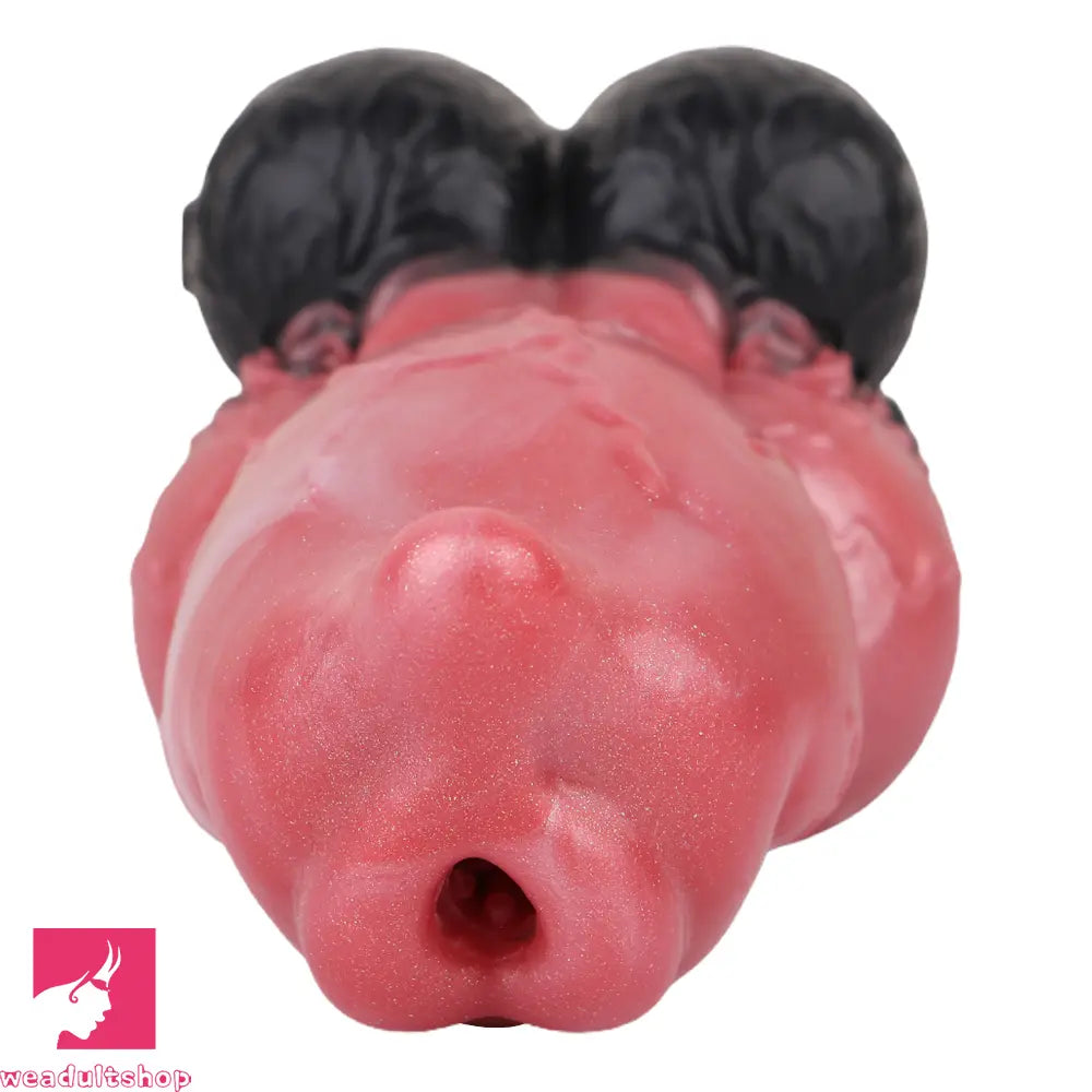 6.88in Dog Knot Dildo Male Masturbator Silicone Soft Fantasy Odd Penis