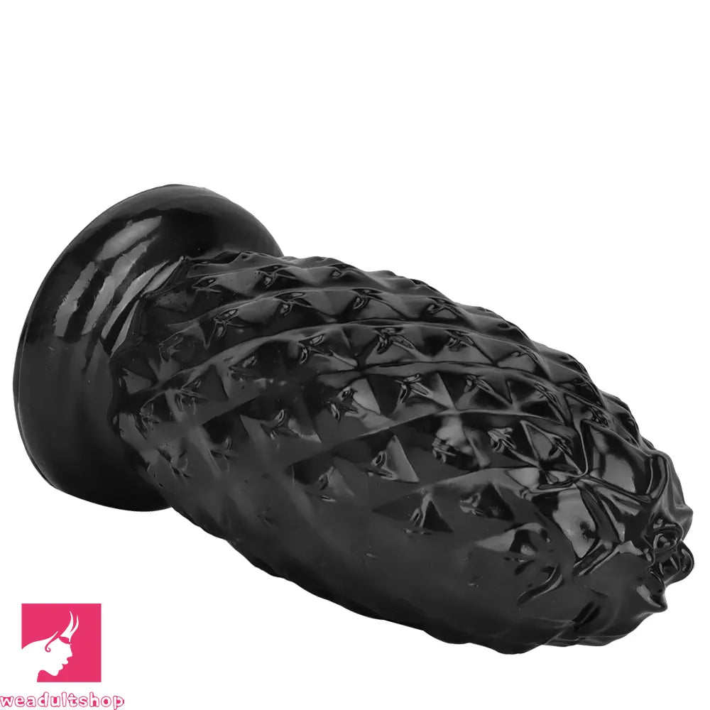 8.26in 10.03in 11.81in Black Big Pineapple Penis PVC Thick Anal Cock Dildo