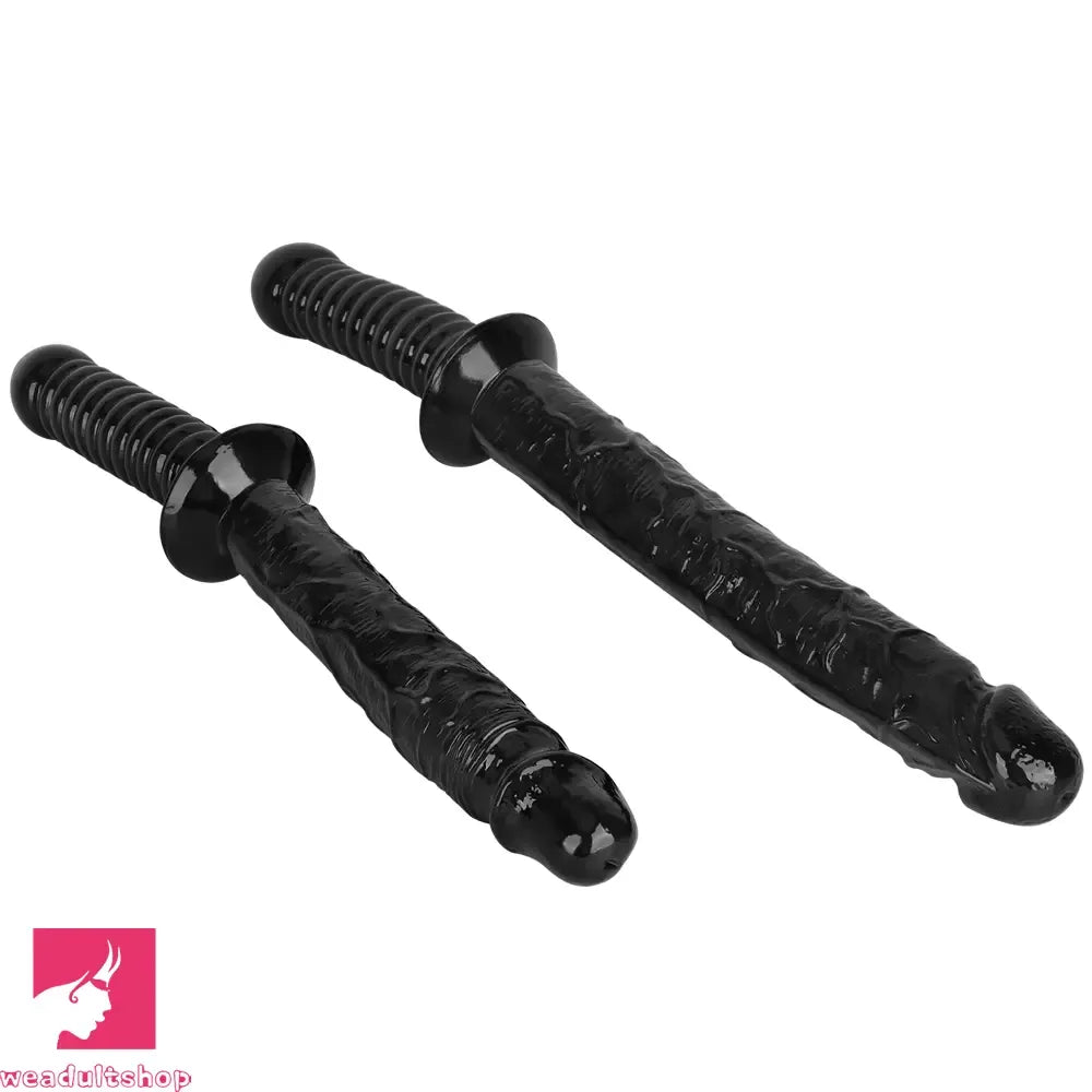 12.6in 15.15in Big PVC Sword Dildo With handle Anal Masturbator Sex