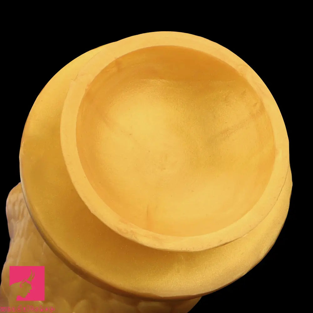 13in Golden Silicone Fist Large Prosthetic Arm Hand Dildo For Fist Hand