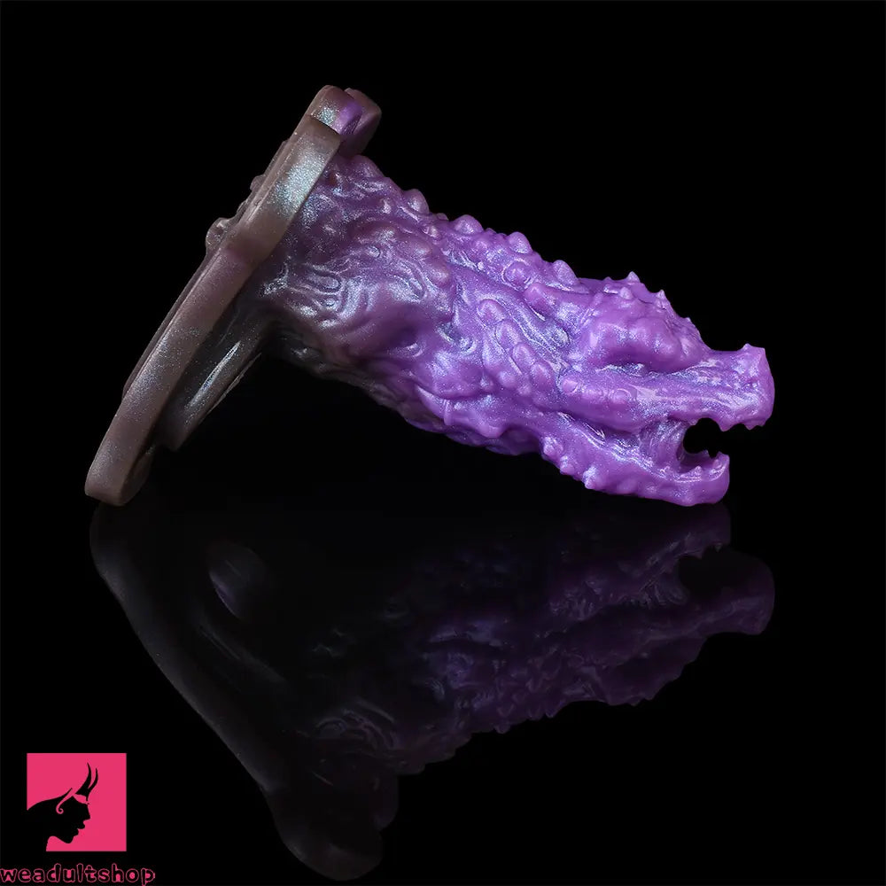 5.62in Dragon Beast Creature Odd Hollow Dildo Sleeve With Penis Ring