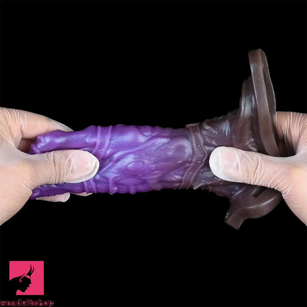 5.07in Dragon Beast Creature Fantasy Hollow Silicone Cock Dildo Sleeve