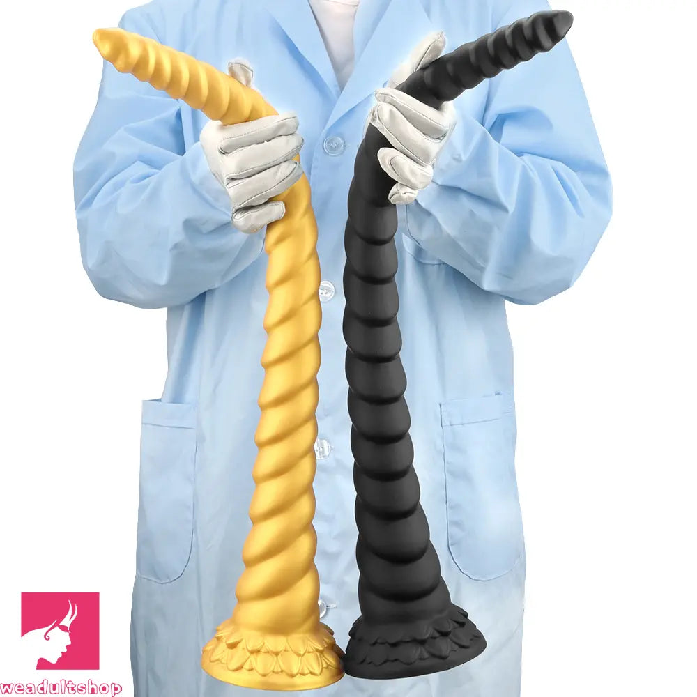 22.04in Liquid Silicone Super Long Texture Anal Plug Large Soft Sex Dildo