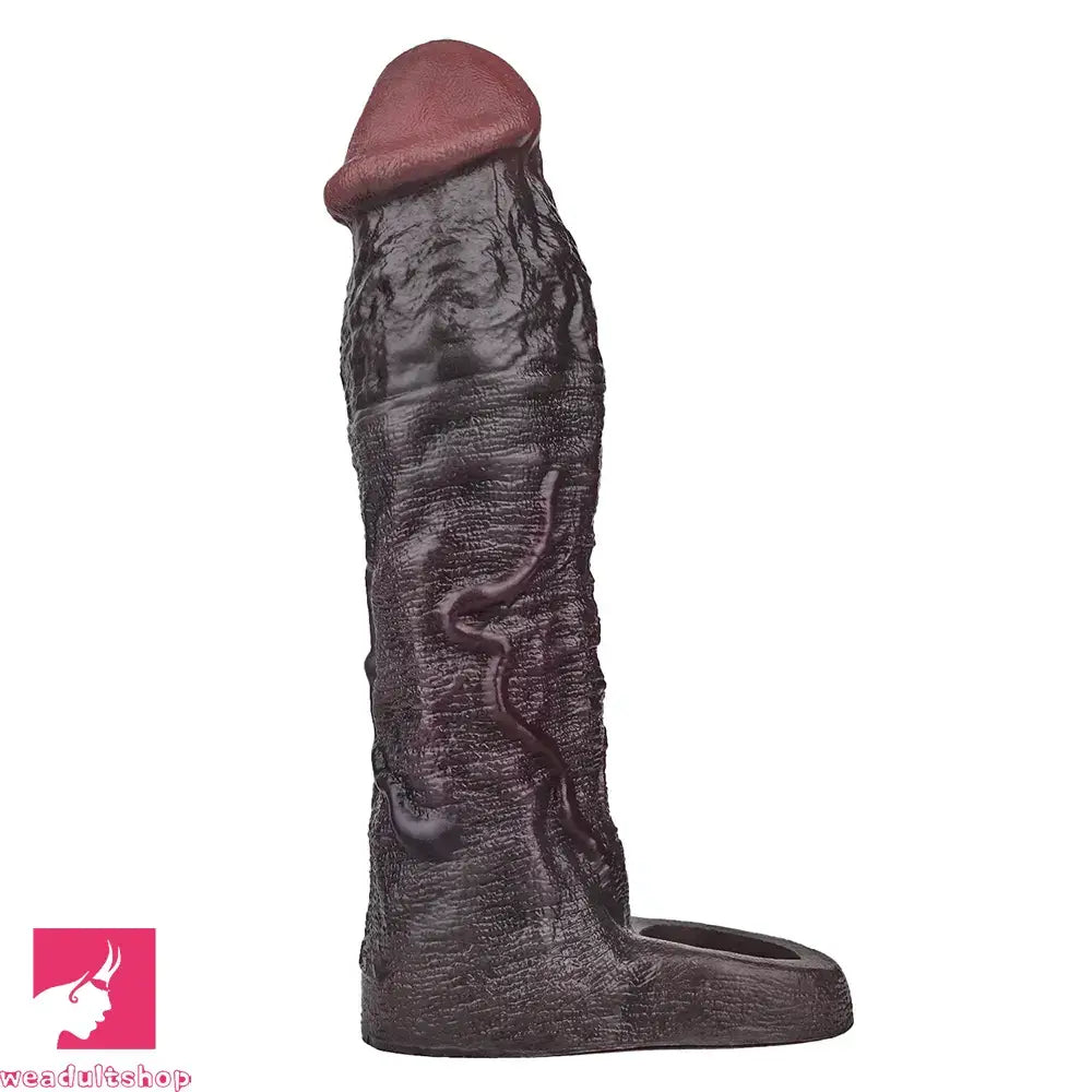 9.06in Elastic Penis Ring Dildo Sleeve For Male Couples Durable Sheath