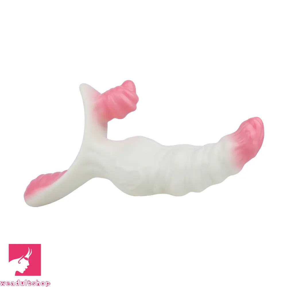 6.42in Monster Fantasy Wearable Strap on Vibrating Anal Silicone Dildo