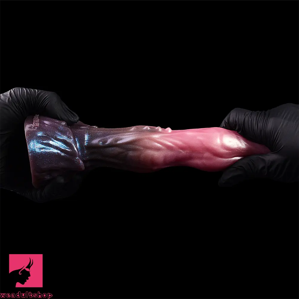 7.71in Dual Density Silicone Odd Dildo Adult Masturbation Pleasure Cock