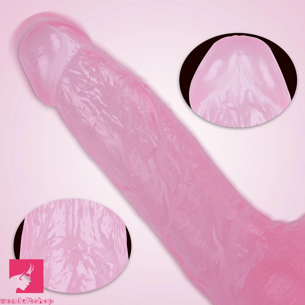 7.87in Realistic Penis PVC Skin Feel Phallus Skin Sex Toy For Women