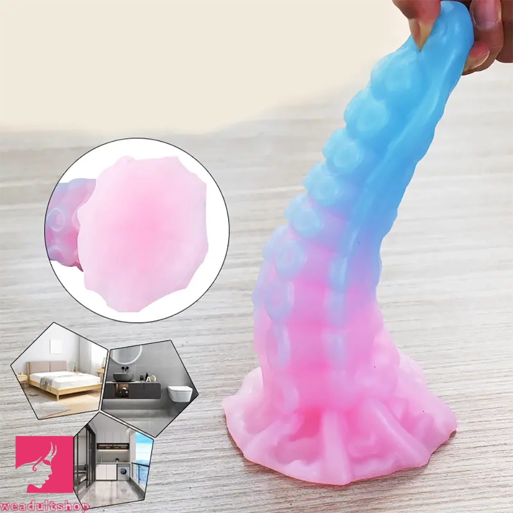 5.9in 6.69in 8.66in Big Animal Tentacle Silicone Soft Dildo For Prostate