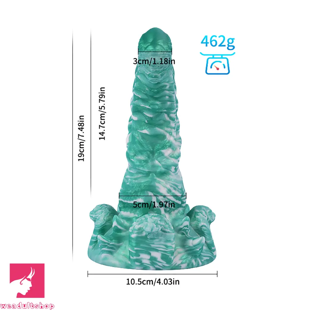 7.48in Fantasy Silicone Monster Cock Soft Dildo Adult Sex Toy Cock Love
