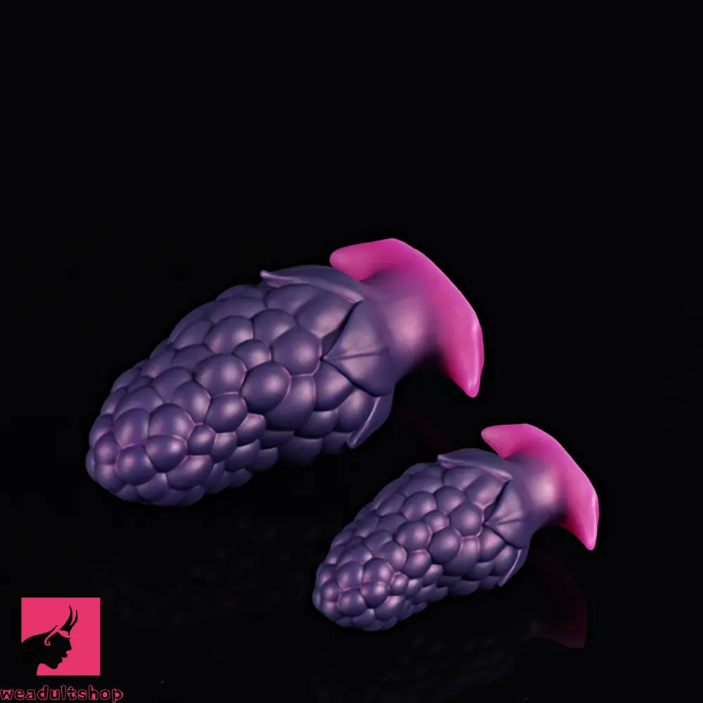 3.7in 5.43in Strawberry Design Small Silicone Soft Butt Plug Anal Dildo